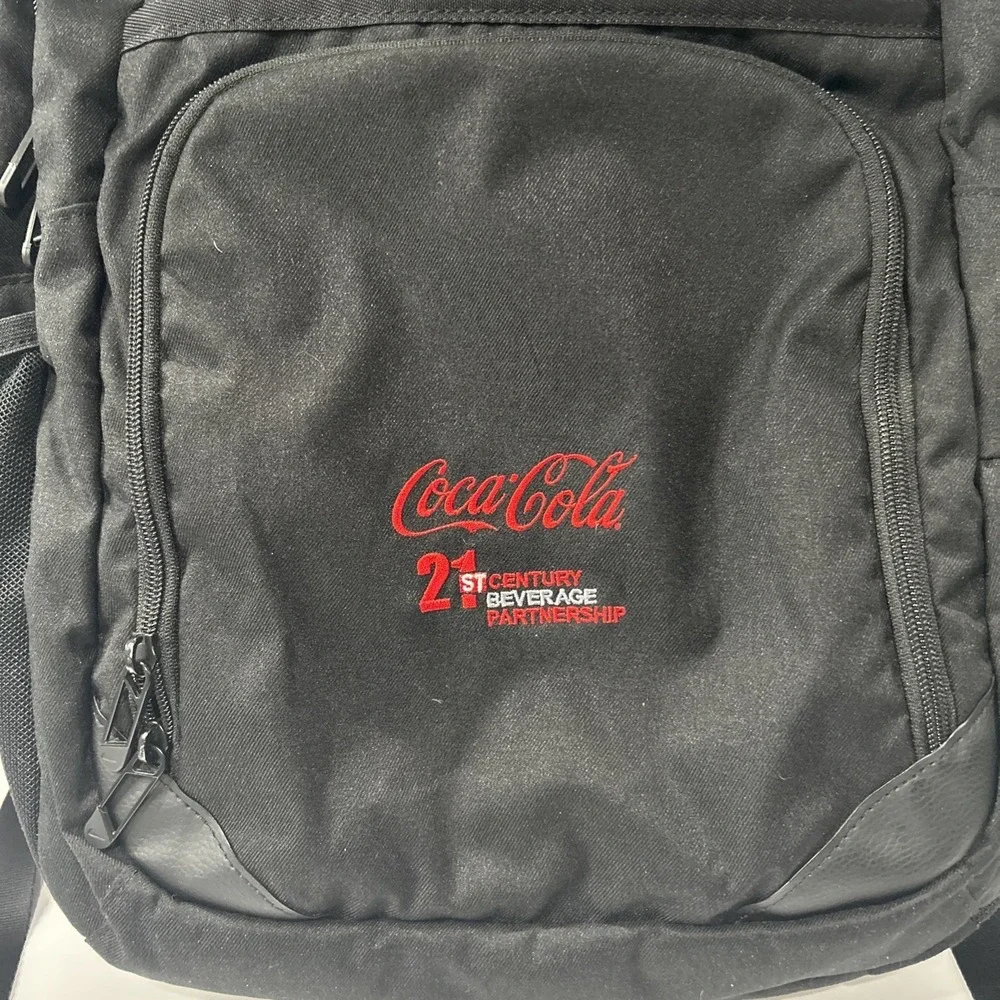 Nike Utility Backpack Laptop Coca Cola Coke Logo Multi-pocket Tech Work Travel